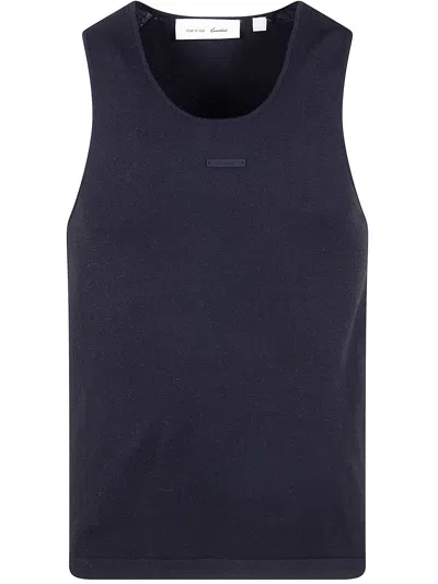 Essentials Fear Of God  Women`s "classic" Knit Tank In Blue