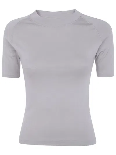 Essentials Fear Of God  Womens Shrunken Baseball Tee In Gray