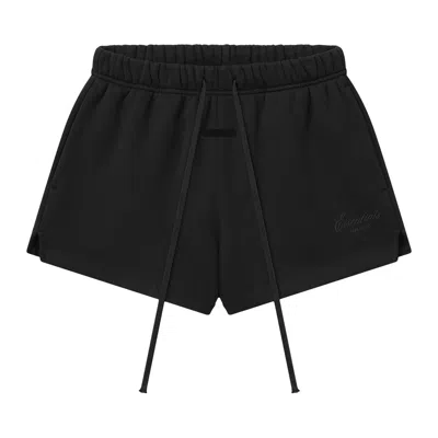 Pre-owned Essentials Fear Of God  Womens Signature Sweatshort 'vintage Black' | Women's Size M