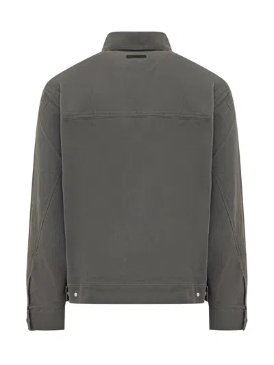 Essentials Fear Of God  Work Jacket In Iron Grey