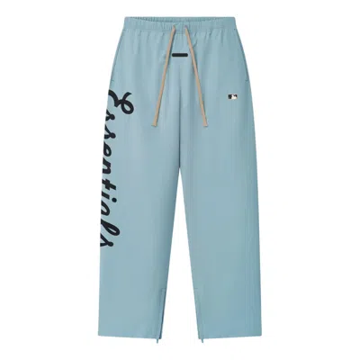 Essentials Fear Of God  X Mlb Relaxed Track Pant 'stone Blue'