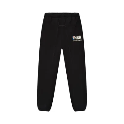 Pre-owned Essentials Fear Of God  X Nba Classic Fit Sweatpants 'black' | Men's Size S
