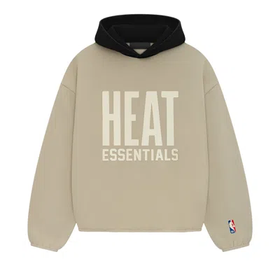Pre-owned Essentials Fear Of God  X Nba Heat Hoodie 'wheat'