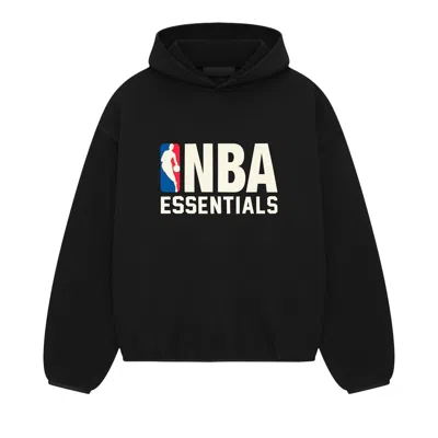 Pre-owned Essentials Fear Of God  X Nba Hoodie 'black'