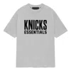 Essentials Fear Of God  X Nba Knicks T-shirt 'light Heather'