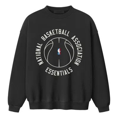 Essentials Fear Of God  X Nba X  Barkley Hendricks 90s Crewneck 'faded Black'
