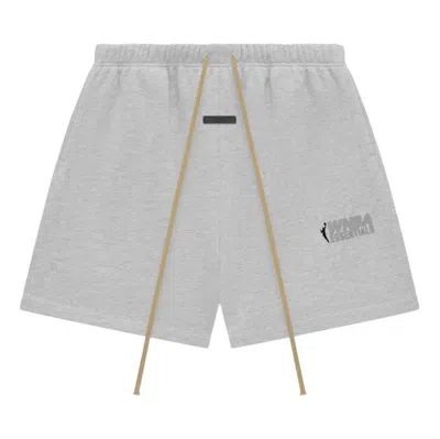 Essentials Fear Of God  X Wnba Sweatshorts 'light Heather' In Gray