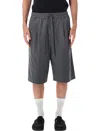Essentials Drawstring Bermuda Shorts In Iron Grey
