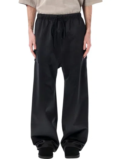 Essentials Fear Of God Lounge Fit Satin Field Pants - Size L In Black