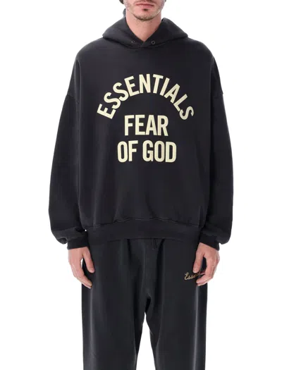 Essentials Fear Of God Men's Essential Cotton Oversized Tee In Black