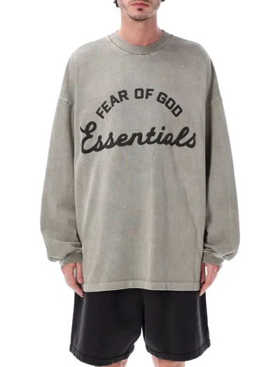Essentials Fear Of God Men's Essential T-shirt - Fear Of God Inspired In Gray