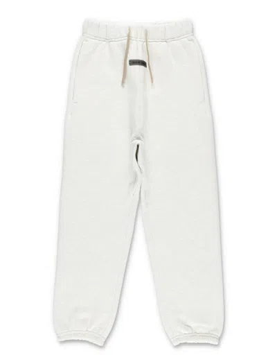 Essentials Fear Of God Mini  For Kids Fleece Sweatpants In Oatmeal Heather