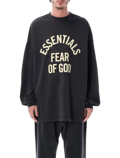 Essentials Fear Of God Mini T-shirt For Men In Black