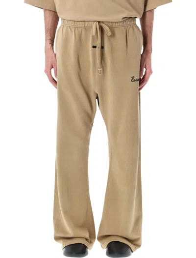 Essentials Fear Of God Refined Men's Training Pants - Relaxed Fit In Faded Dune