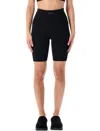 Essentials Soft Rib Biker Short In Black