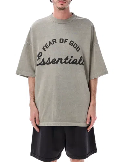 Essentials Fear Of God T Shirts And Polos In Gray