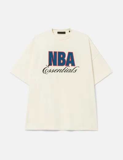 Essentials Fear Of God X Nba 90's T-shirt In White