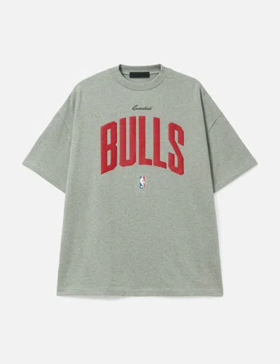 Essentials Fear Of God X Nba Bulls 90's T-shirt In Gray