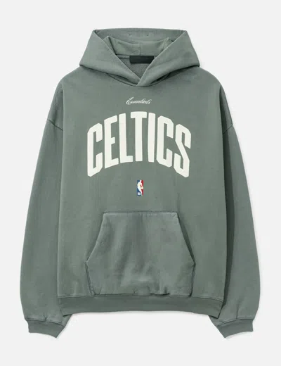 Essentials Fear Of God X Nba Celtics 90's Hoodie In Gray