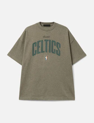 Essentials Fear Of God X Nba Celtics 90's T-shirt In Gray