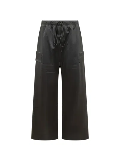 Essentials Field Drawstring Trousers In Black