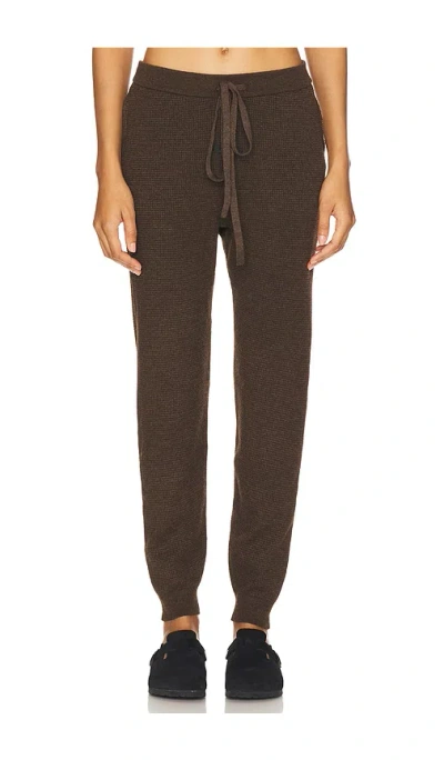 Essentials Fitted Jogger In Brown