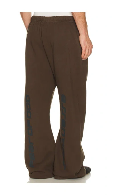 Essentials Flare Sweatpant In Brown