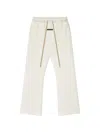 Essentials Flared Track Pants In White