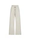 Essentials Flared Track Pants In White