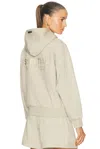 Essentials Fleece Classic Fit Zip-up Hoodie In Neutral