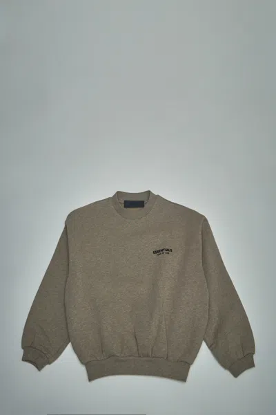 Essentials Fleece Crewneck In Grey