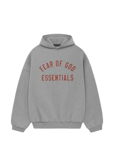 Essentials Hoodie Aus Fleece In Gray