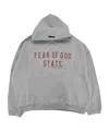 Essentials Fleece Hooded Sweatshirt In Gray