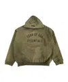 Essentials Fleece Hoodie In Green