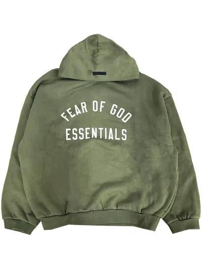 Essentials Fleece Hoodie In Green