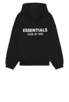 Essentials Fleece Hoodie In Black