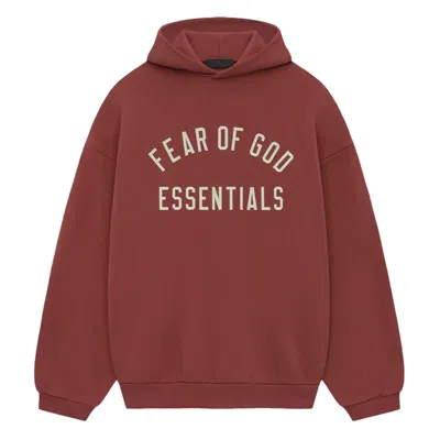 Essentials Fleece Hoodie In Crimson