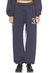 Essentials Drawstring-waist Track Pants In Marine