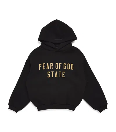Essentials Kids' Fleece Logo Hoodie In Black