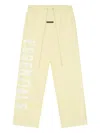 Essentials Fleece-texture Lounge Trousers In Yellow