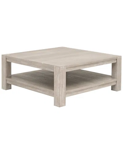 Essentials For Living Adler Square Coffee Table In Gray