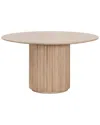 Essentials For Living Belfast 54in Round Dining Table In Neutral