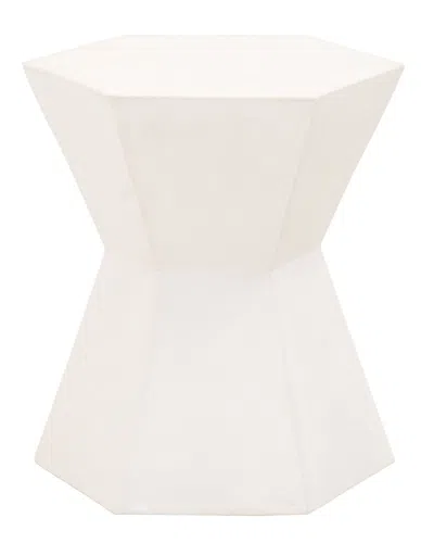 Essentials For Living Bento Accent Table In White