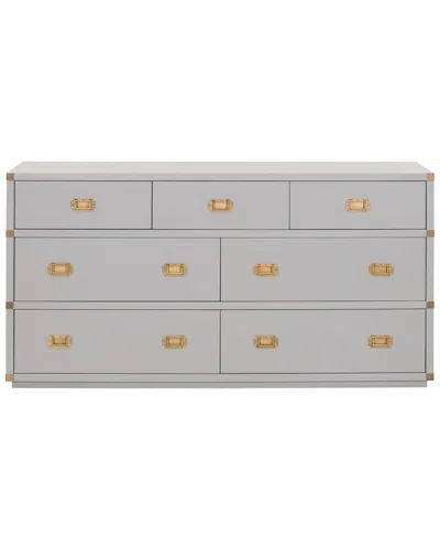 Essentials For Living Bradley 7-drawer Double Dresser In White