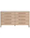 Essentials For Living Cambria 8-drawer Double Dresser In Neutral