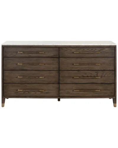 Essentials For Living Cambria 8-drawer Double Dresser In Brown