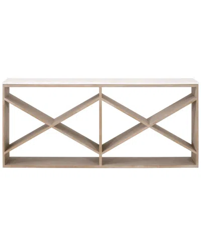Essentials For Living Cellar Console Table In Neutral