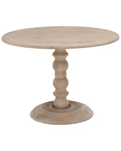 Essentials For Living Chelsea 36in Round Dining Table In Brown