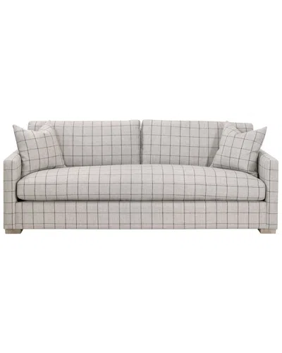 Essentials For Living Clara 86 Slim Arm Sofa In Gray