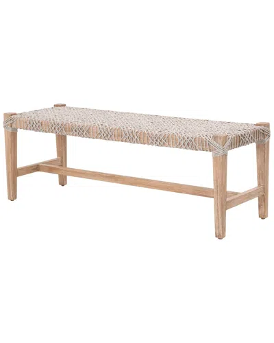 Essentials For Living Costa Bench In Brown